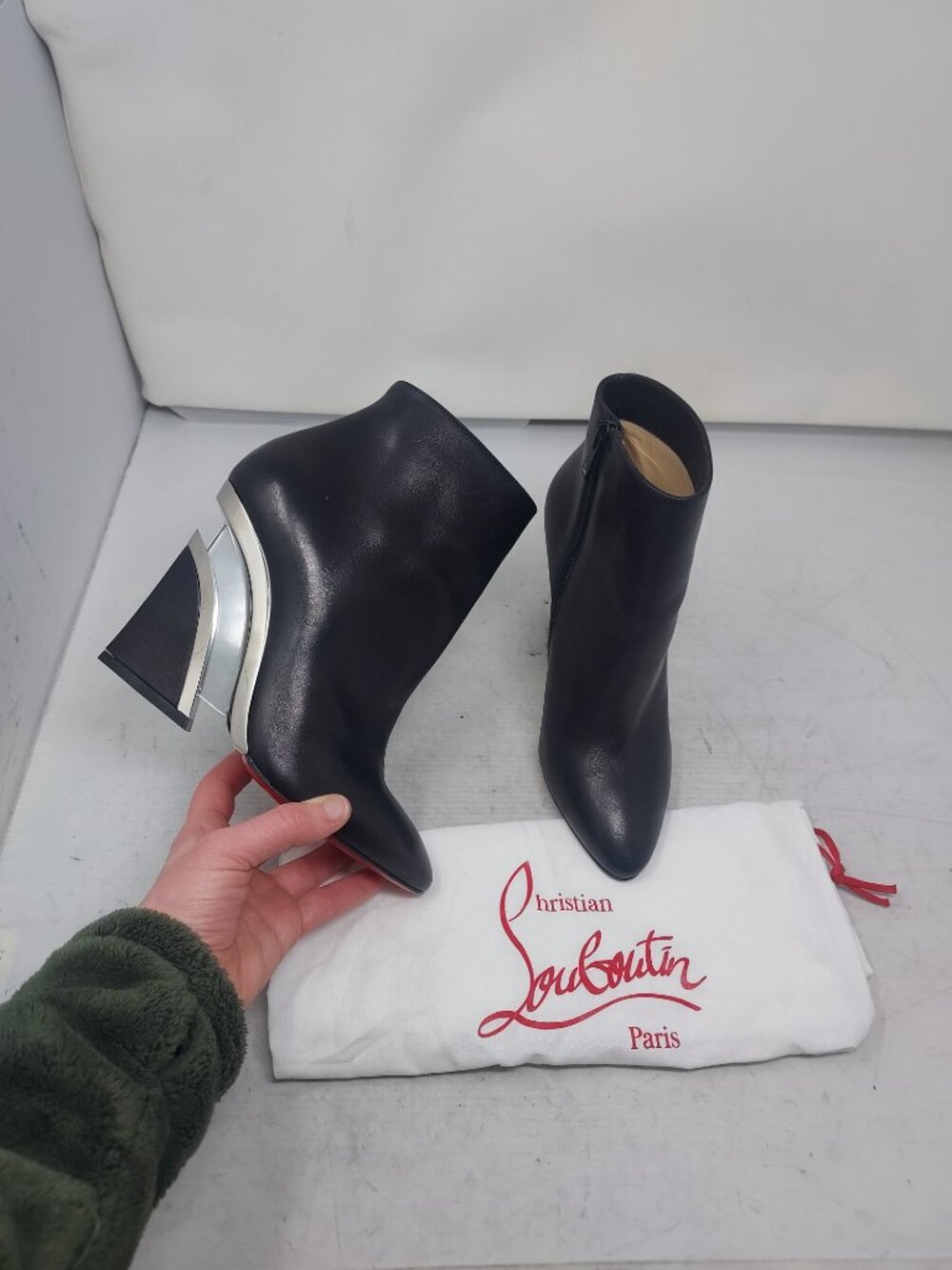 Christian Louboutin Levitibootie Black Ankle Boot